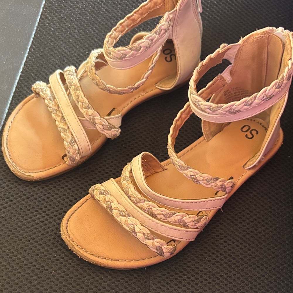 SO girls size 12 sandals.